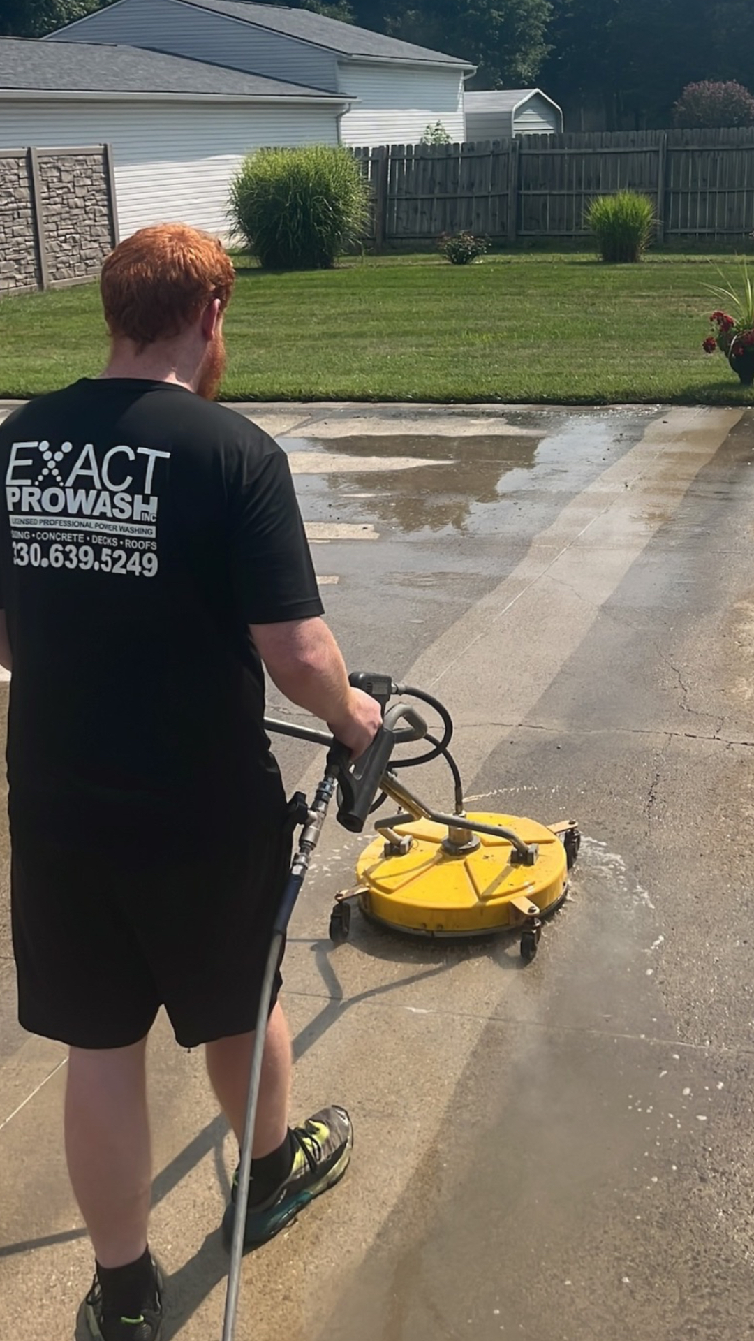concrete cleaning and sealing, Driveway cleaning